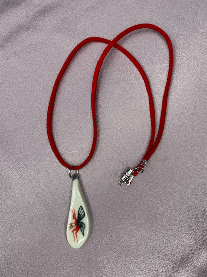 Golden Pearl - Charm necklace