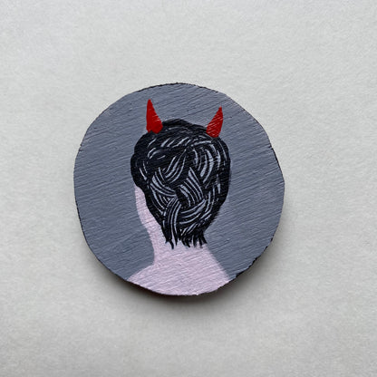 The Devils Hair-Do - Pin