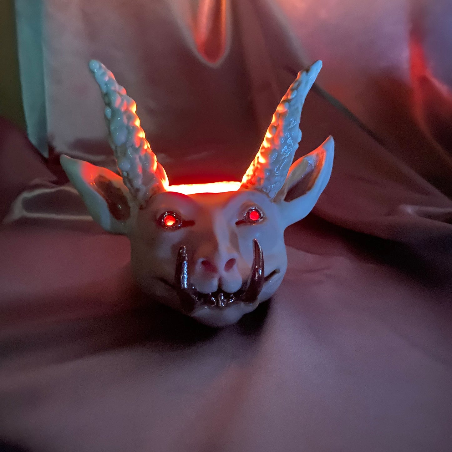 Frost Demon Candle Holder