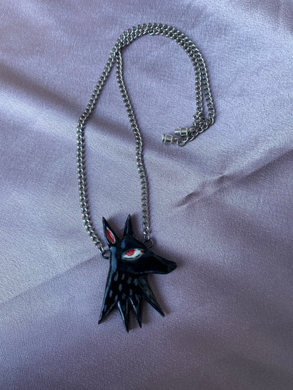 Wistful Wolf - Talisman Necklace