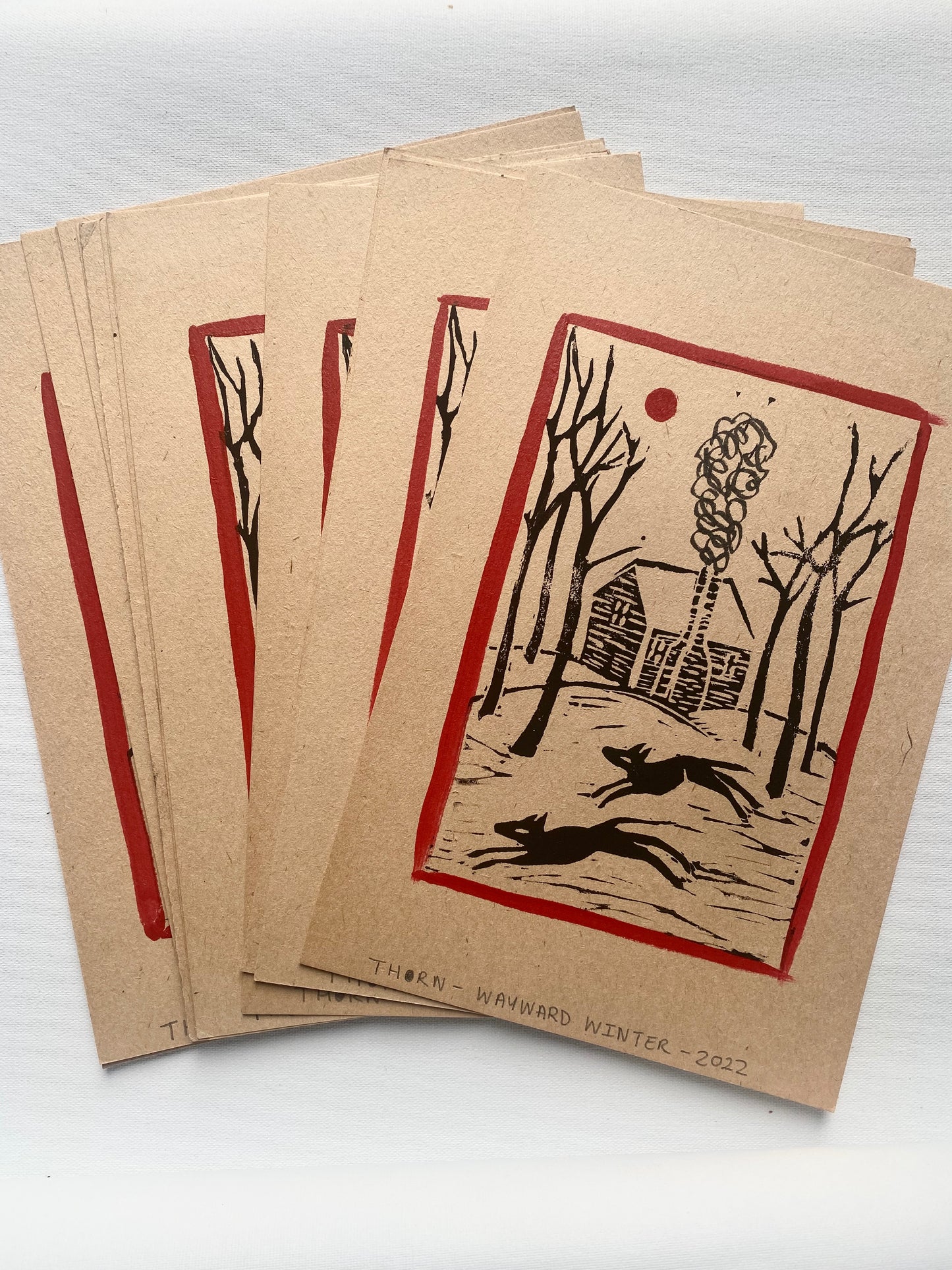 Wayward Winter - Woodcut