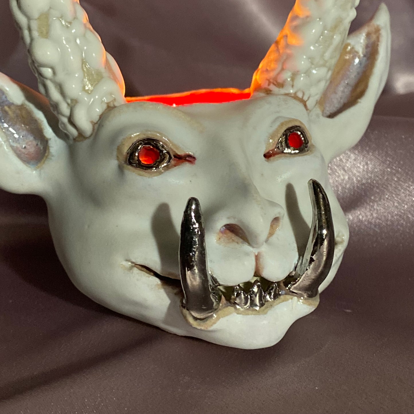 Frost Demon Candle Holder
