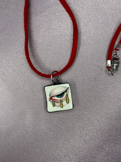 Golden Tears - Charm necklace