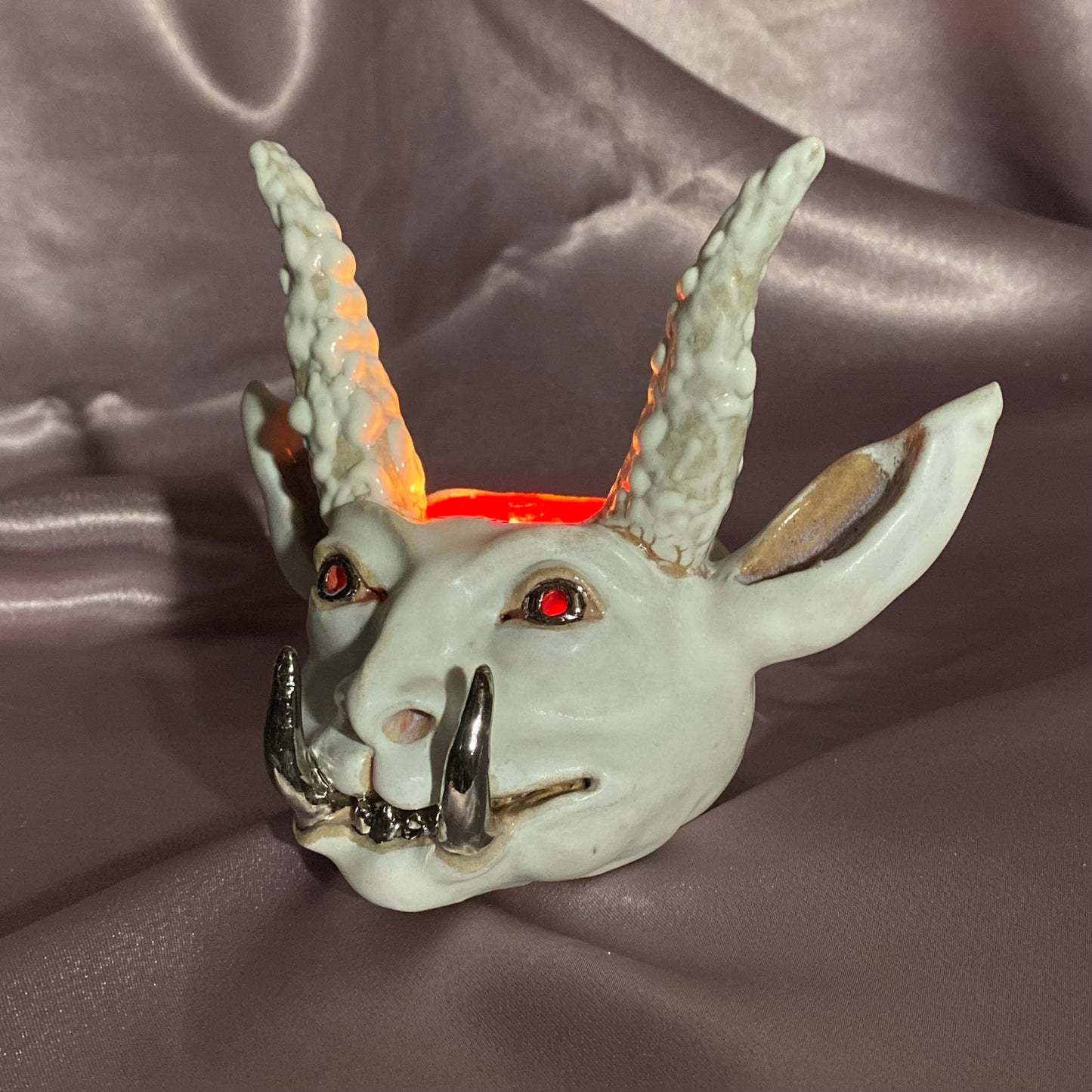 Frost Demon Candle Holder