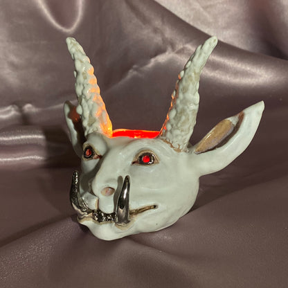 Frost Demon Candle Holder