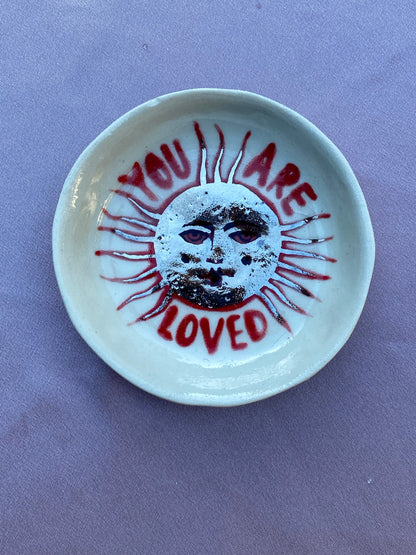 You are loved Moon - Small Dish