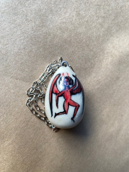 Fallen Angel Egg - Talisman Necklace