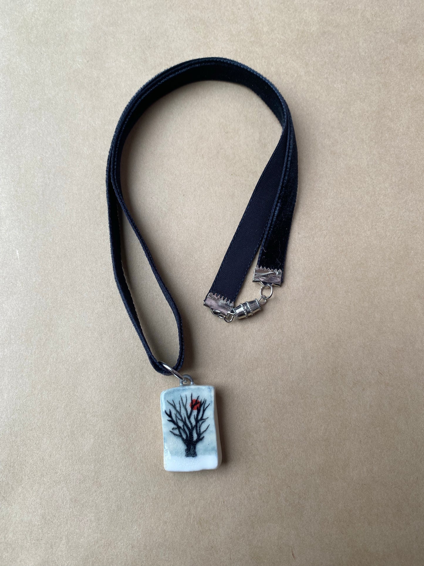 Winter Tree - Charm necklace