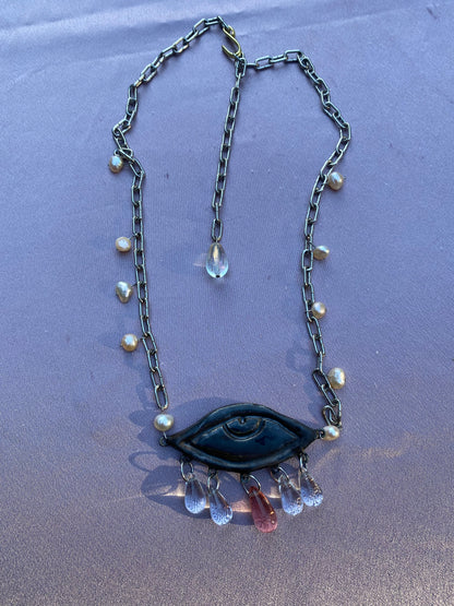 Eye-cicles  - Talisman Necklace