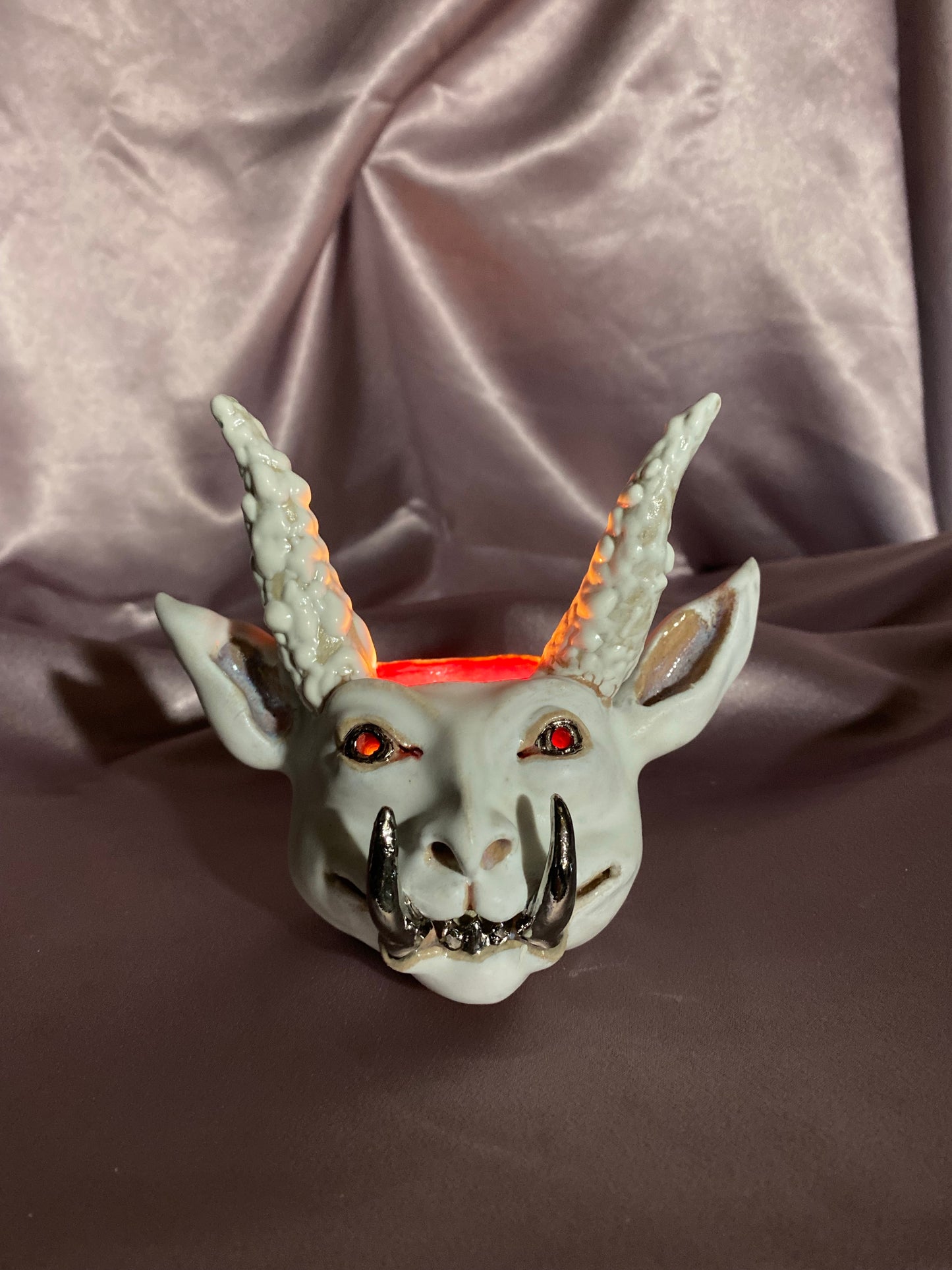 Frost Demon Candle Holder