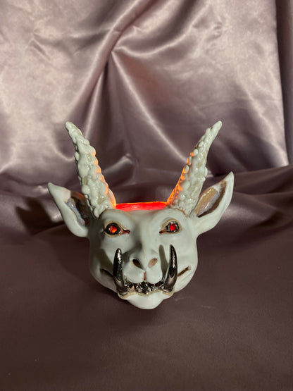 Frost Demon Candle Holder